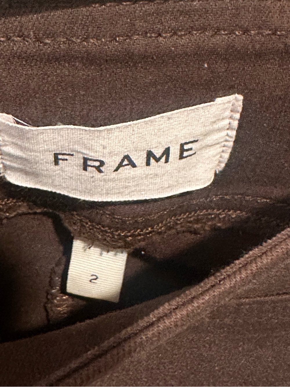 Frame Jetset Cropped Mini-Boot Cut Coated Jeans - Picture 4 of 9